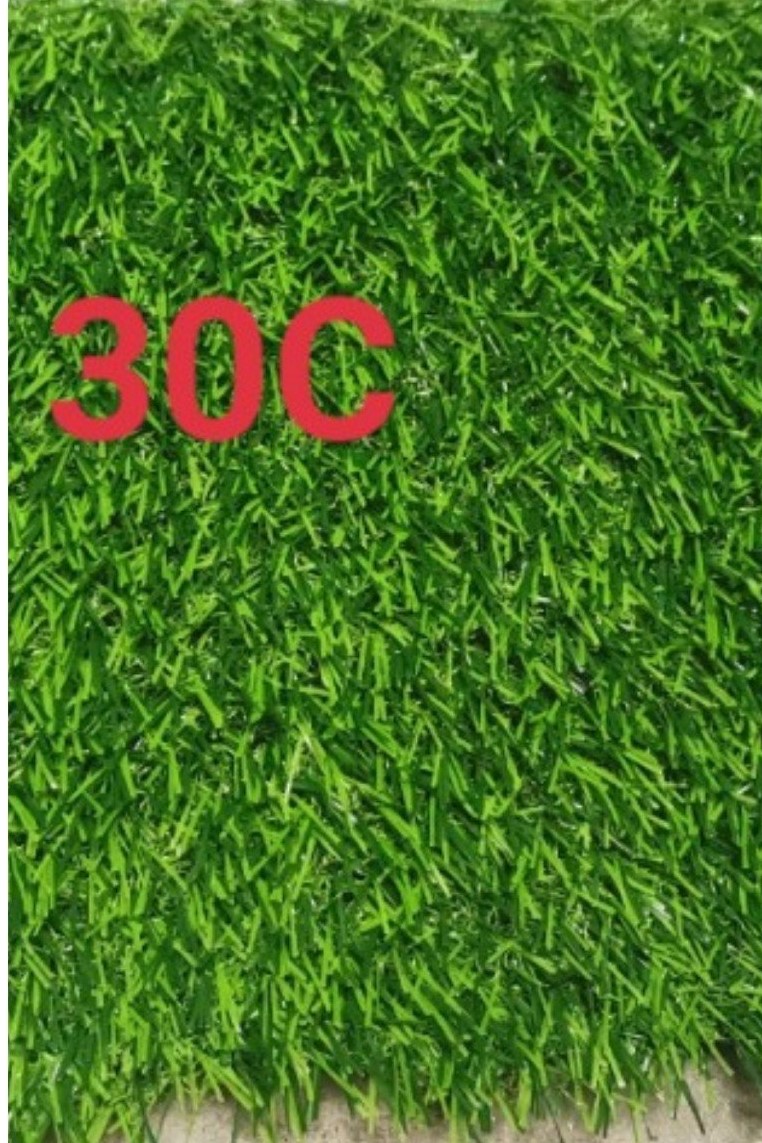 Thảm cỏ nhựa nhân tạo sợi cỏ dài 3cm trang trí  sân chơi, sân vườn, tiểu cảnh, ...