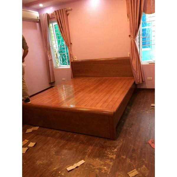 Giường gỗ tự nhiên gỗ hương