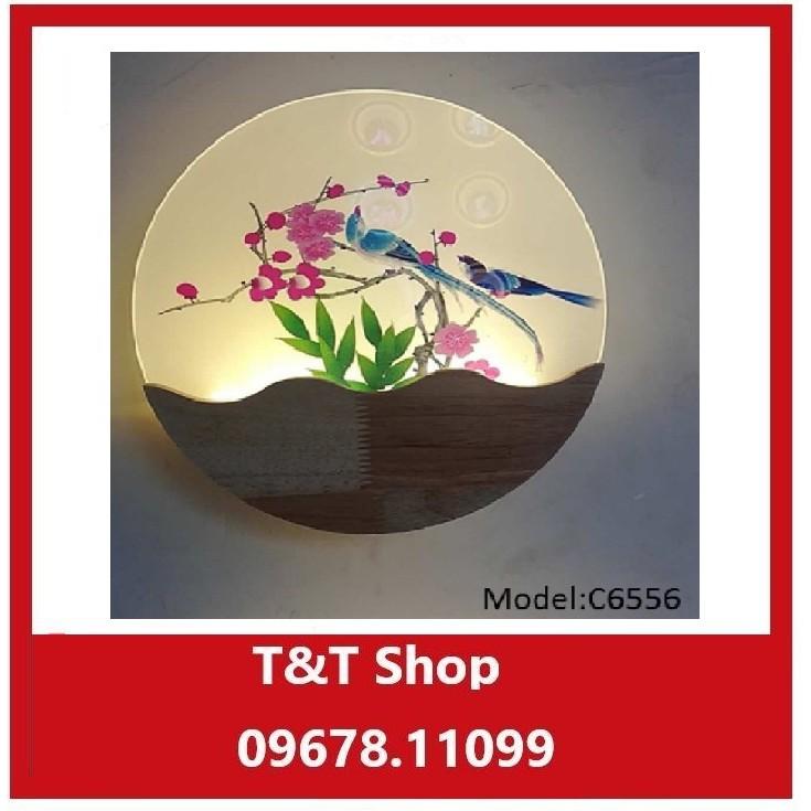 Đèn tường led C6556 hoa anh đào