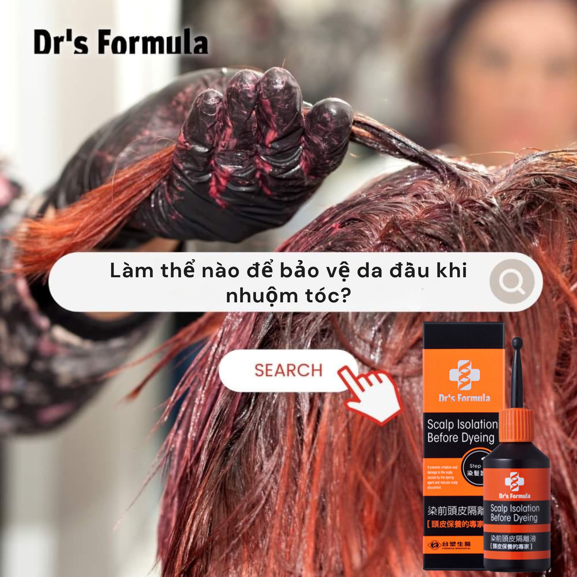 Dung Dịch Bảo Vệ Da Đầu Trước Khi Nhuộm Tóc Dr's Formula Scalp Isolation Before Dyeing