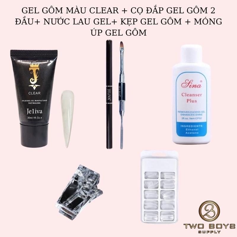 Gel gum,Gel đắp móng,gel gum đa màu,gel gum clear,gel gum white,gel gum pink