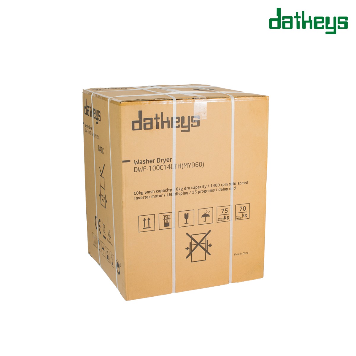 Máy giặt sấy tự động Datkeys 10Kg Model DWF-100C14LTH-MYD60 | Hàng chính hãng