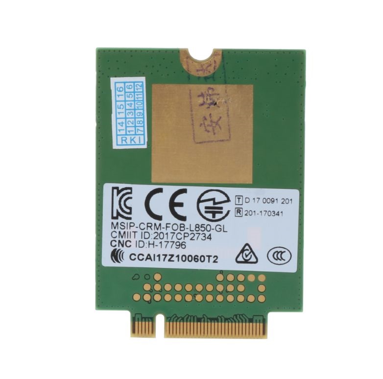 Card WWAN 4G Fibocom L850-GL HP lt4210 (HP XMM7360) - dùng cho HP Probook 430 G5, 440 G5, 450 G5, 1030 g3, 840 G5 - Hàng chính hãng