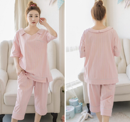 Pijama Bầu, Sau sinh Lửng Có Thiết Kế Cho Bé Ti AZ143