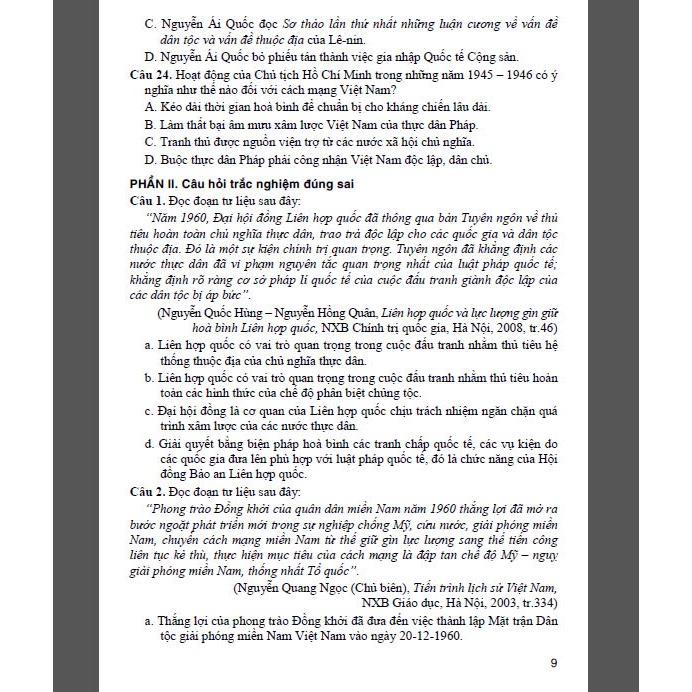 Sách - Bộ đề trắc nghiệm lịch sử 12 ôn thi THPT 12 (dùng chung các bộ sgk hiện hành) - HA