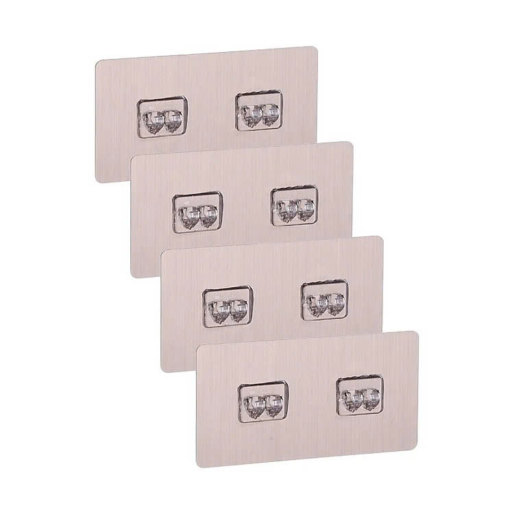 Combo 4 Miếng dán tường treo kệ bếp, kệ nhà tắm