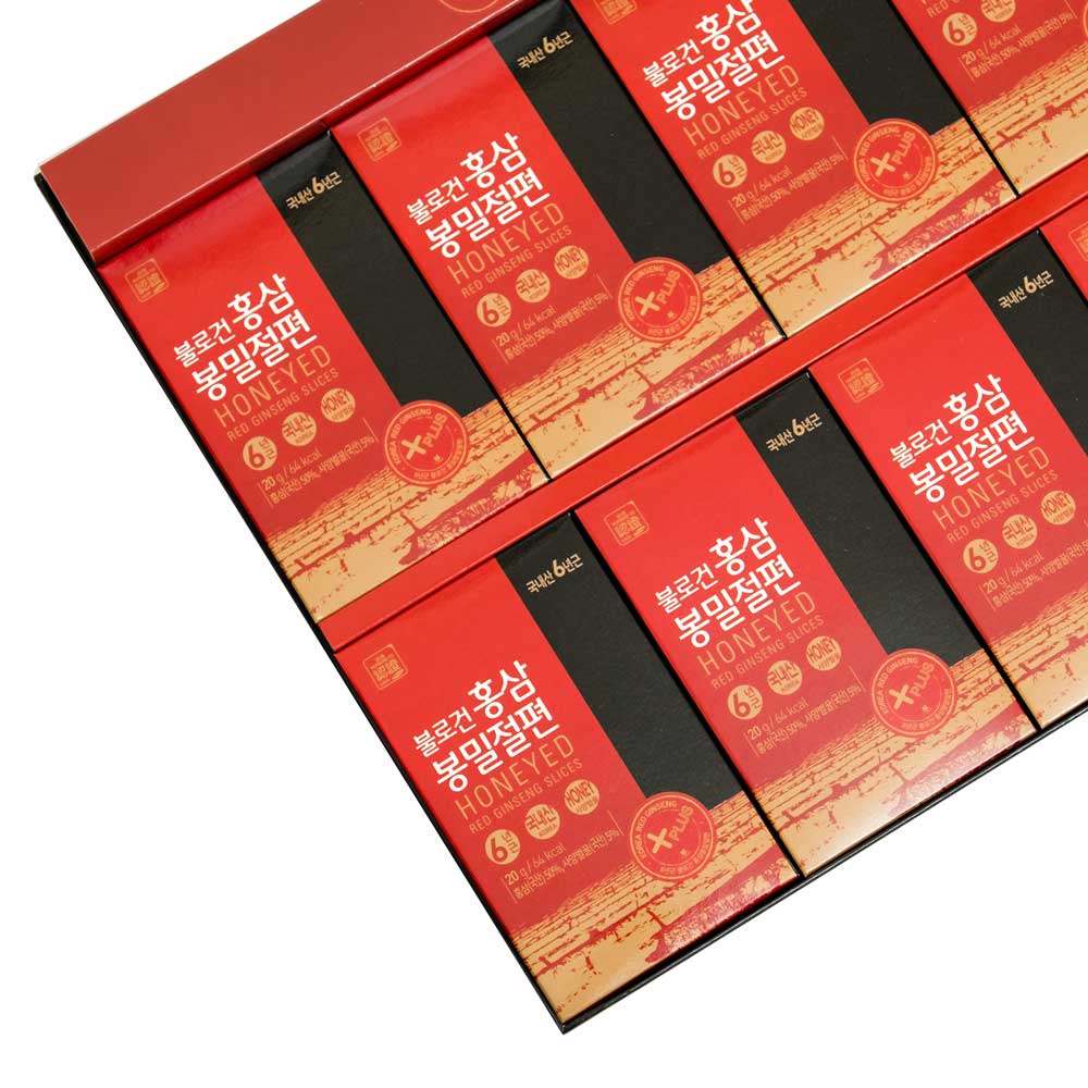 Combo 2 hộp 20 gói Hồng sâm Hàn Quốc thái lát tẩm mật ong 200gram - Daedong Korea Ginseng