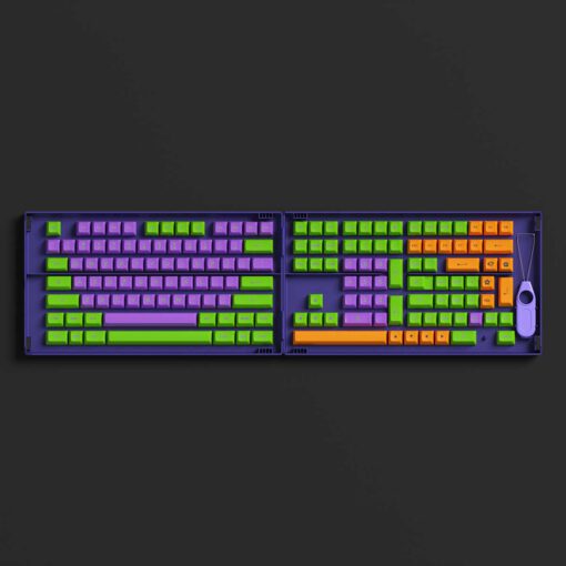 Bộ Set Keycap AKKO - EVA 01  (PBT Double-Shot/ASA profile/158 nút) - Hàng Chính Hãng