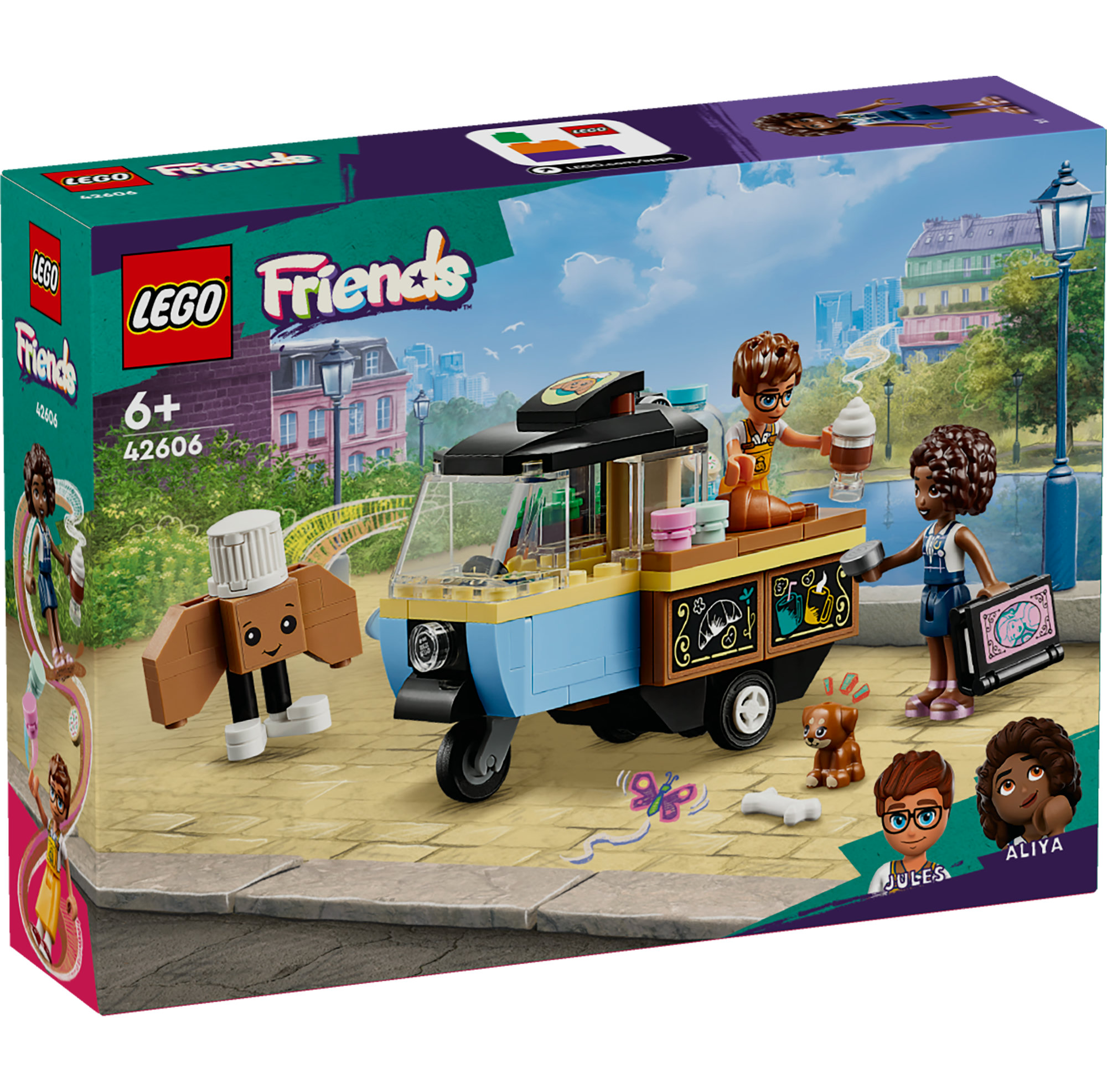 LEGO FRIENDS 42606 Đồ chơi lắp ráp Tiệm bánh ngọt di động (125 chi tiết)