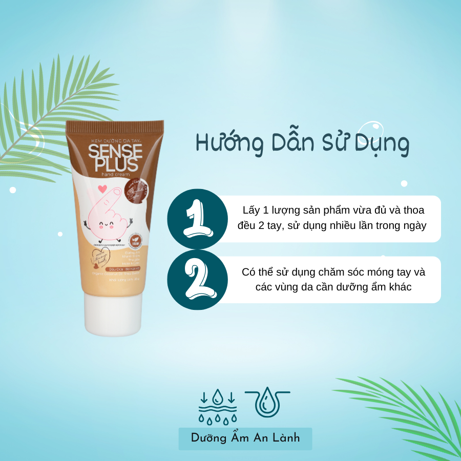 KEM DƯỠNG DA TAY SENSE PLUS HAND CREAM HƯƠNG CÀ PHÊ SOCOLA 30G