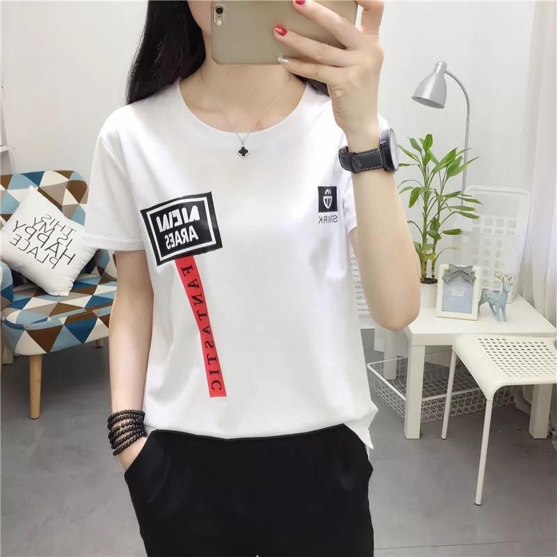 (Xả kho) Áo phông nữ hàng cao câp Họa tiết Cute BLUECHHIC26