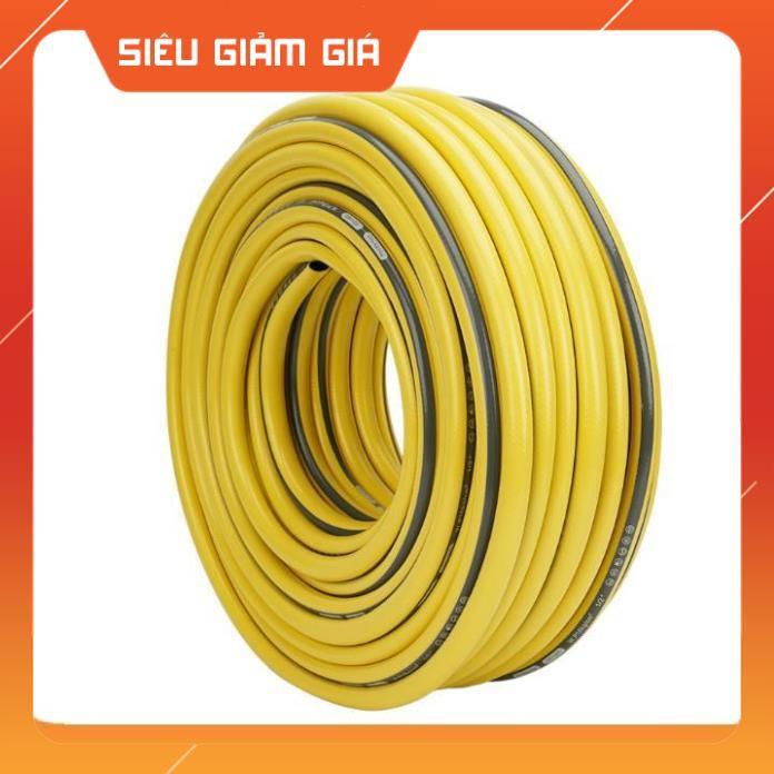 Bộ dây vòi xịt nước rửa xe, tưới cây . tăng áp 3 lần, loại 20m 206701-2 đầu đồng, cút, nối đồng nhựa