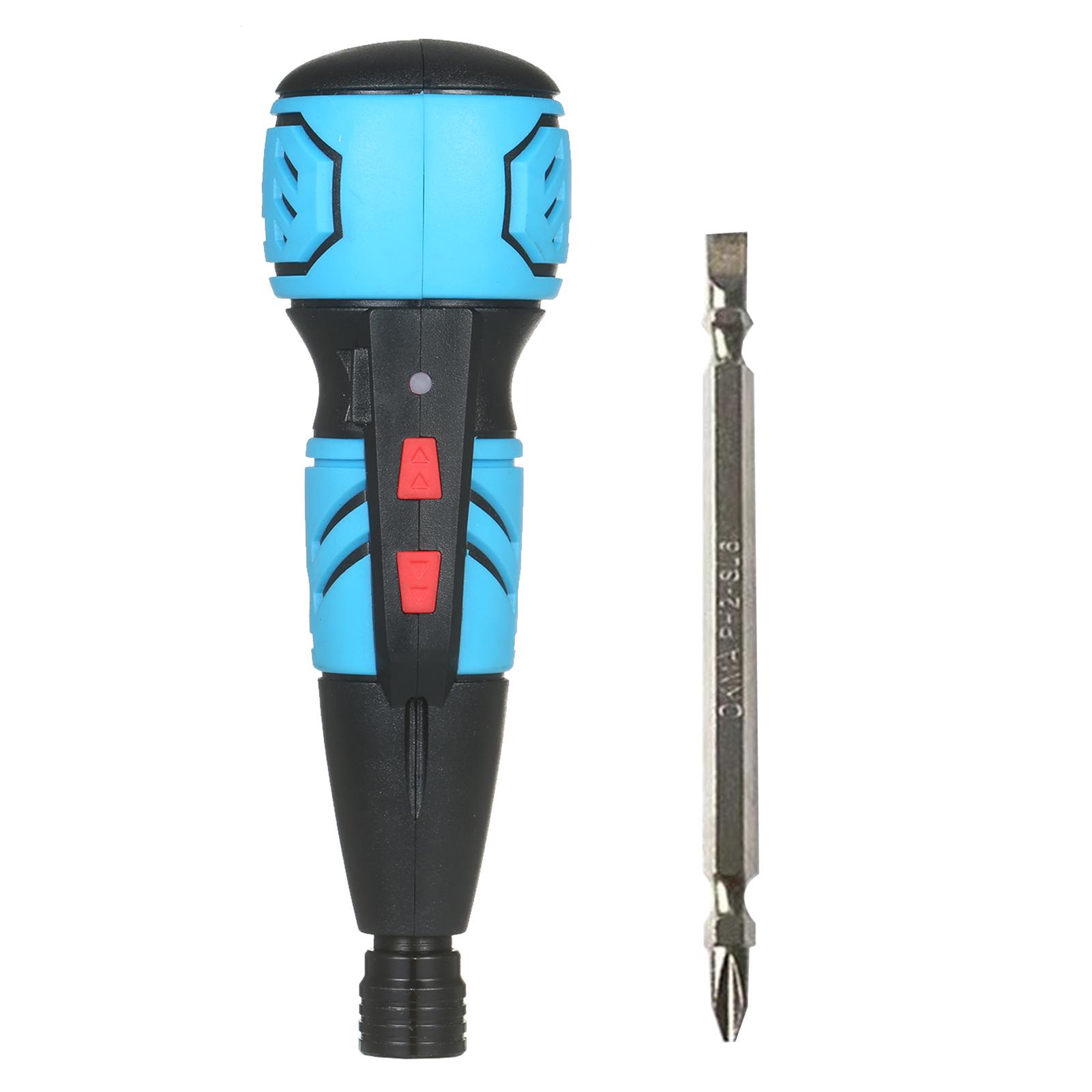 Cordless Screwdriver USB Rechargeable Mini Electric Screwdriver Portable Handheld Power Drill Screwdriver with LED Light