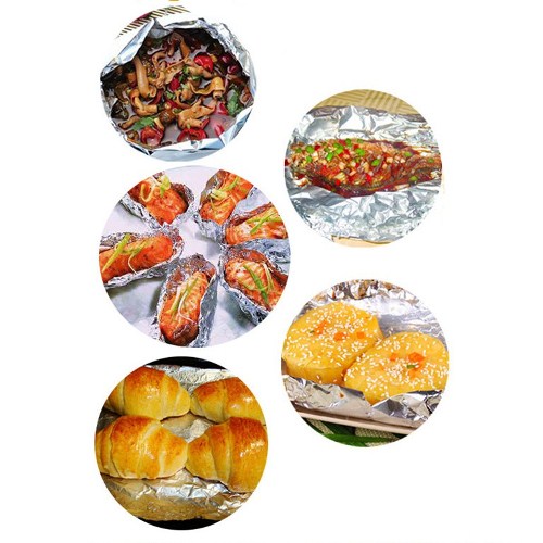 Combo 4 cuộn Giấy bạc nướng thực phẩm Aluminium FOIL