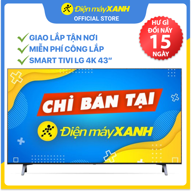 Smart Tivi NanoCell LG 4K 43 inch 43NANO75TPA - Hàng chính hãng