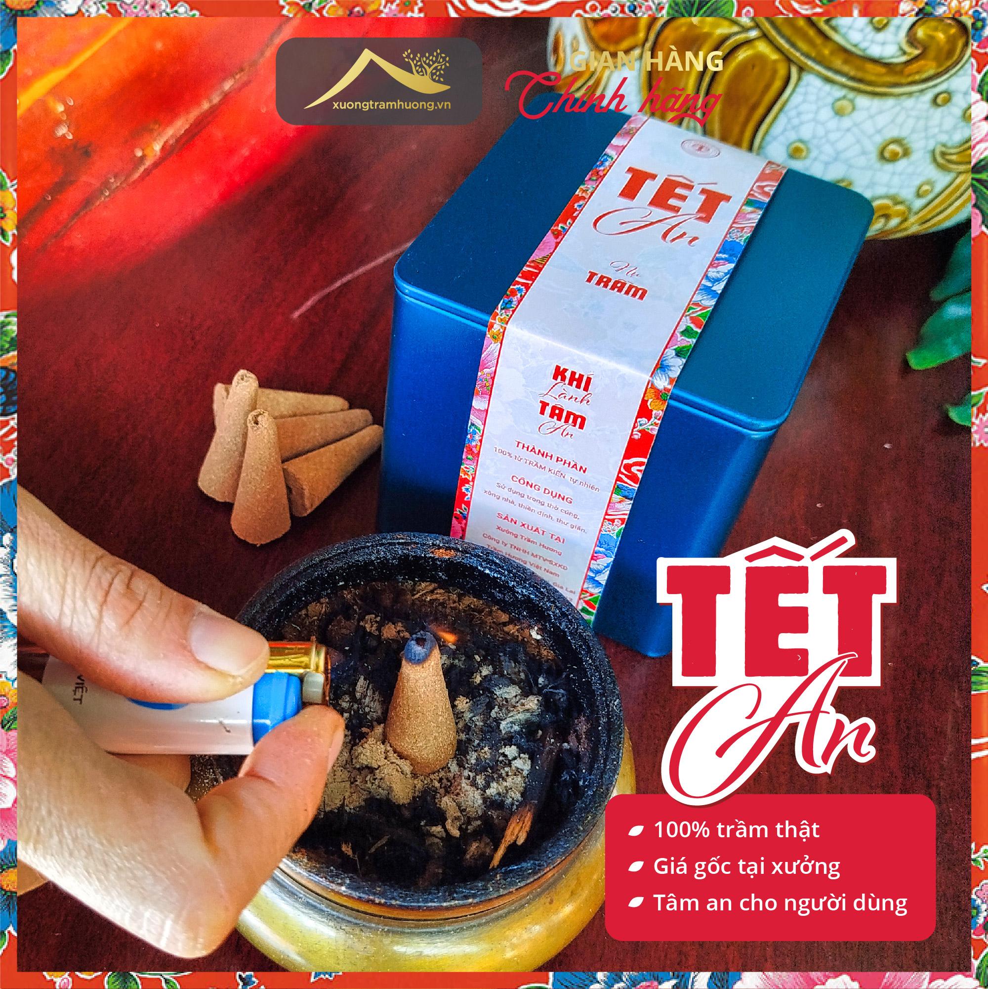 Nụ Trầm Hương Thượng Hạng Xưởng Trầm Hương 100% Trầm Kiến Thu Hút Tài Lộc Lễ Tết Thờ cúng Gia Tiên