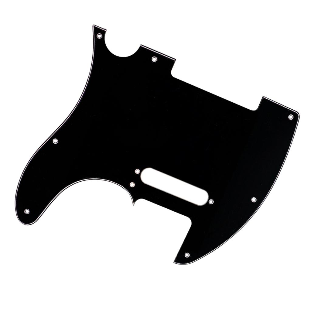 Electric Guitar Pickguard Guitar Pickguard Plate Replacement Black for TL
