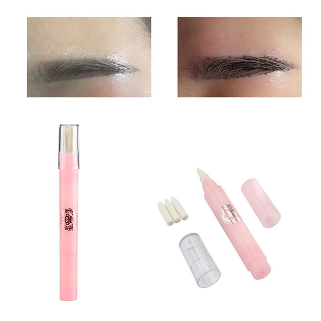 Pro non-toxic Tattoo Eyebrow Makeup Remover Skin Marker Pen Eraser Cleanser