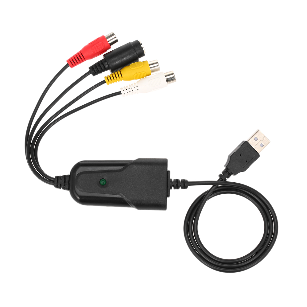 USB Di Động 2.0 Video Audio Capture Cho Đầu Ghi Video Converter Analog Sang Định Dạng Kỹ Thuật Số Cho PC