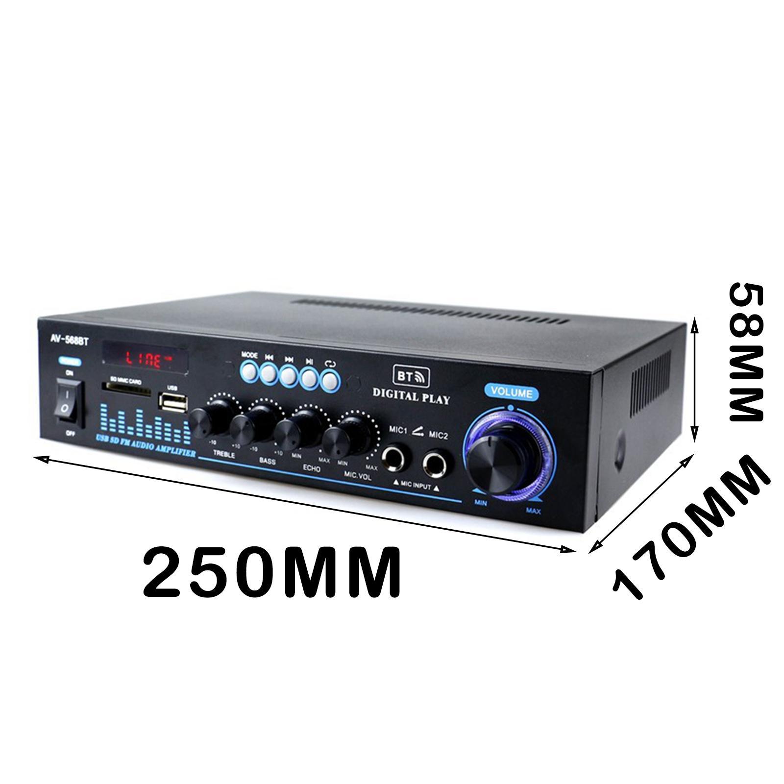 Wireless Bluetooth Audio 12V 220V w/LCD Display for Home Speakers