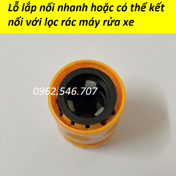 Khớp nối nhanh ống nước bằng nhựa ABS, khớp nối đầu vào cho máy rửa xe, máy bơm cao áp