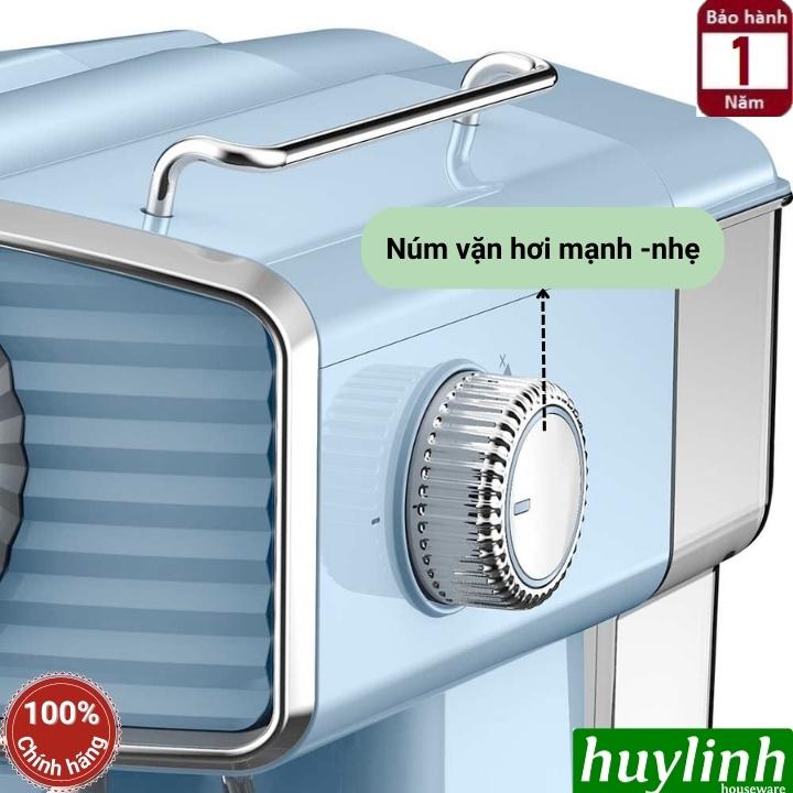 Máy pha cà phê Zamboo ZB-901 PRO - 1350W - Pha 1 - 2 tách tự động - Phong cách Vintage [Mẫu mới 2023] - Hàng chính hãng