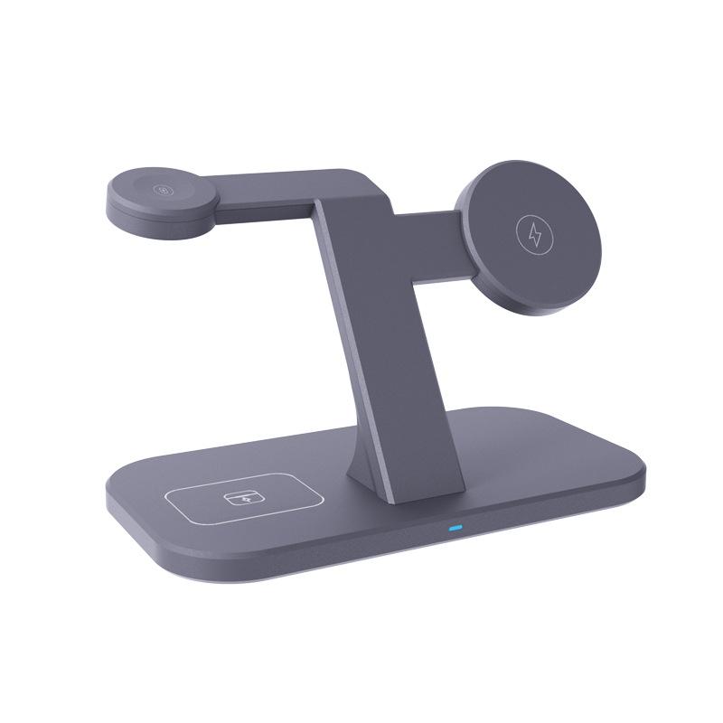 Ưu đãi đặc biệt hút từ tính magsafe bộ sạc không dây ba trong một bộ sạc không dây đứng có thể gập lại cho Apple 12/13