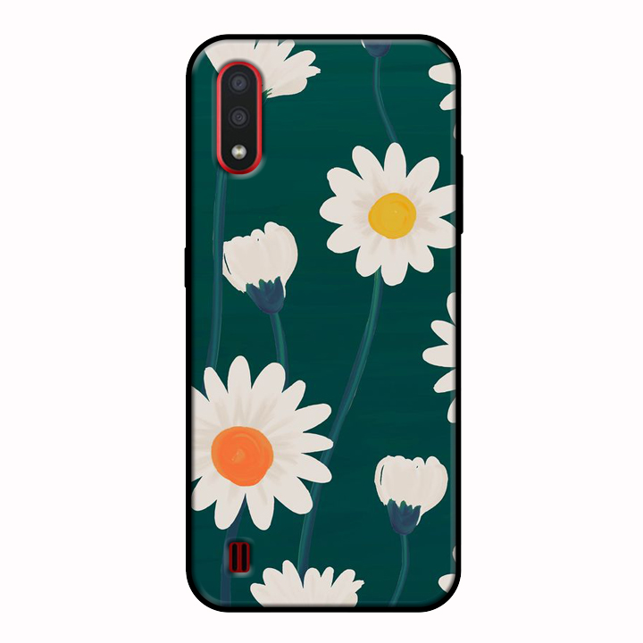 Ốp lưng điện thoại Samsung Galaxy A01 viền dẻo TPU BST HOA Mẫu 8