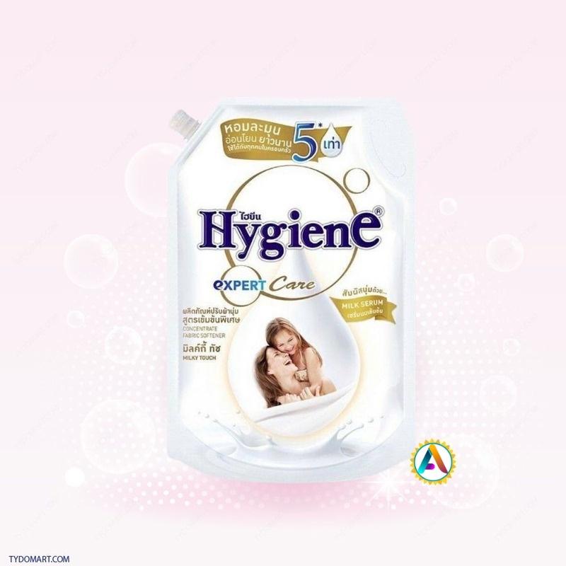 Nước xả vải Hygiene Thái Lan huyền bí đậm đặc thơm lâu túi nước xả hygiene 1150ml