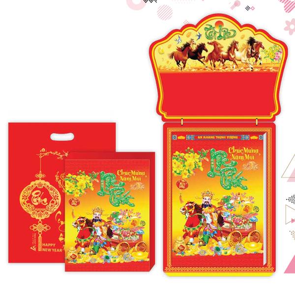 Lịch Bloc Siêu Đại - Phong Thủy Tài Lộc - Lộc Phát - Á Châu AC06