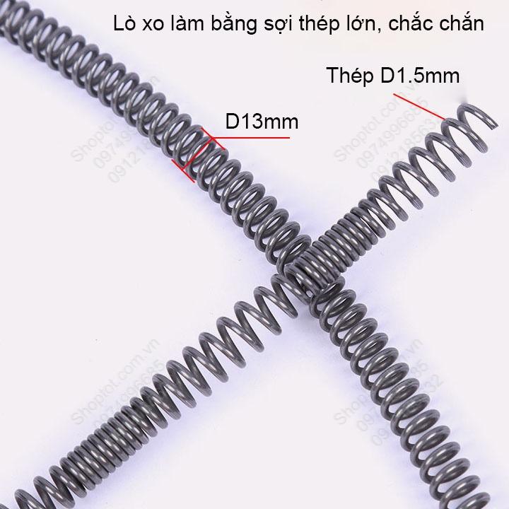 Dây thông tắc vệ sinh loại lò xo đường kính lớn 13mm, dài 5m