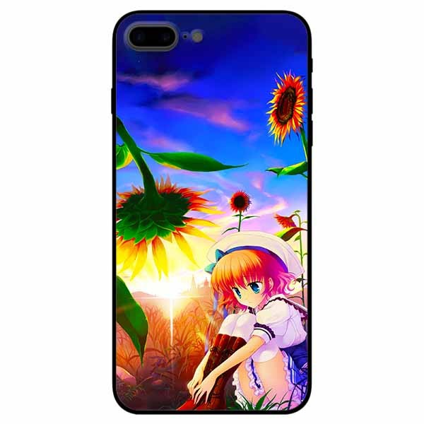 Ốp lưng dành cho Iphone 7 Plus , 8 Plus mẫu Cô Gái Hướng Dương Buồn