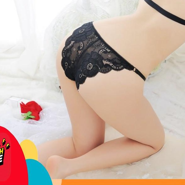 Quần lót ren hoa cạp dây điều chỉnh - quần lót nữ chất liệu ren cao cấp