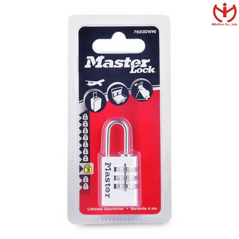 Ổ khóa số Vali Master Lock 7620 EURDWHI - MSOFT