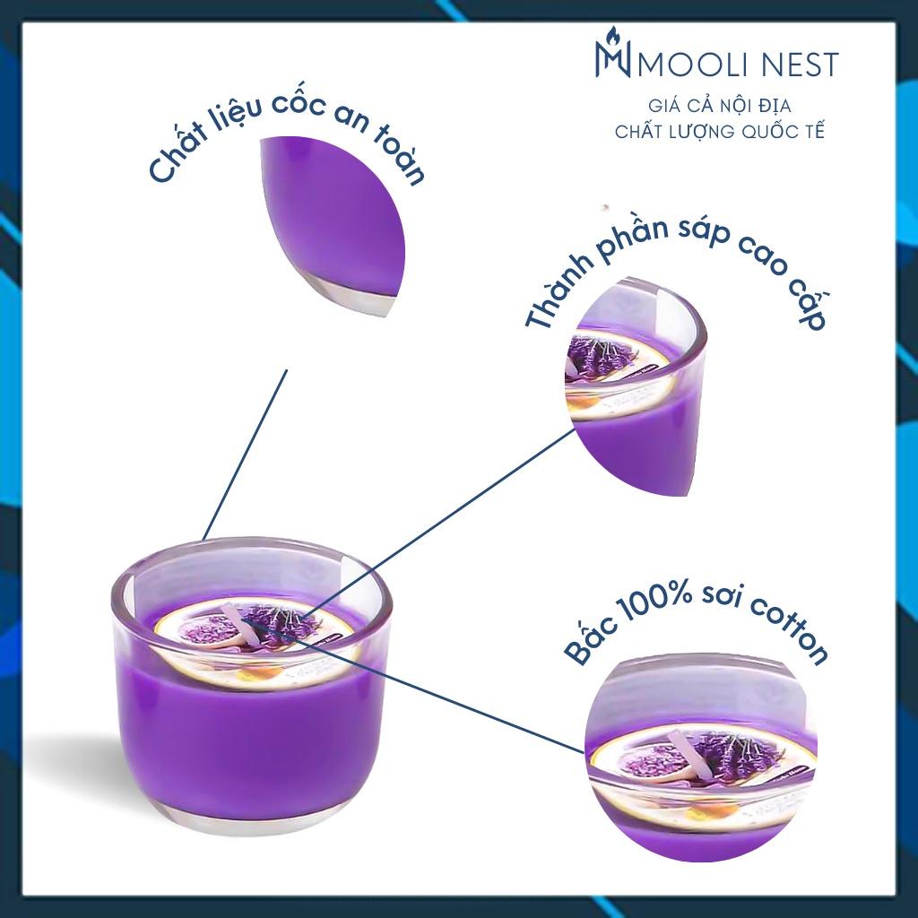Set 2 nến ly thủy tinh Petite lites 5 mùi khác nhau - khử mùi, tạo sự thư giãn, trang nghiêm homedecor