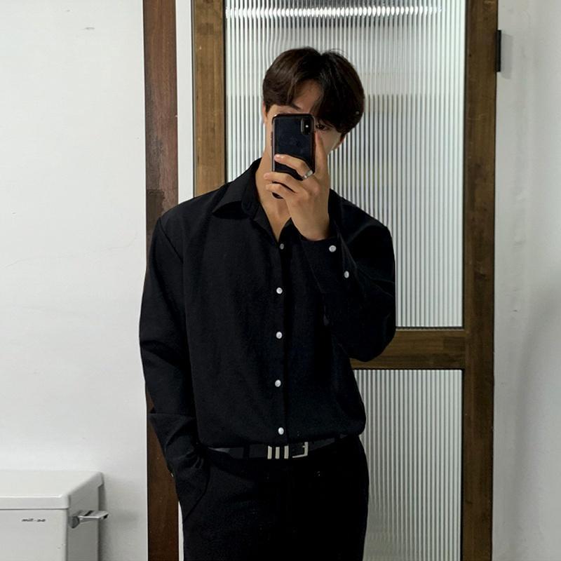 Thắt Lưng Da Nam Nữ 3 Sọc SLR Cao Cấp, Camcamvintage Dây Nịt Unisex Hàn Quốc Màu Đen Bản Nhỏ 2.3cm