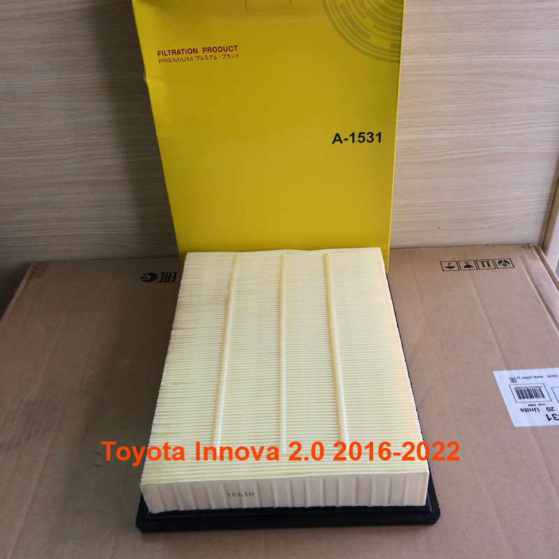 Lọc gió động cơ A1531-3 dùng cho Toyota Innova 2.0 2016, 2017, 2018, 2019, 2020, 2021, 2022 178010L050