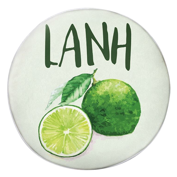 Gối tròn Lanh chanh - GOFU163