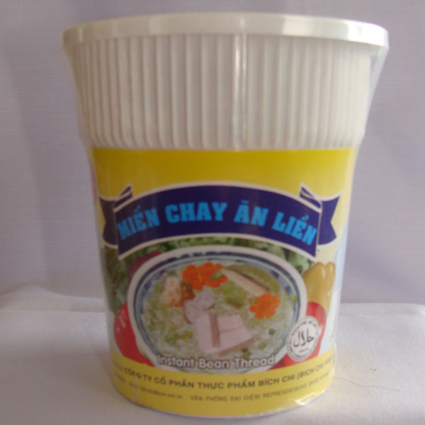 Thùng 24 Ly Miến Ăn Liền Chay Bích Chi (50g/Ly)