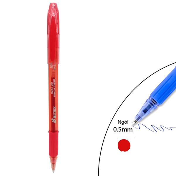 Bút Gel Mr.Fast 0.7 mm - Bitex G24 - Mực Đỏ