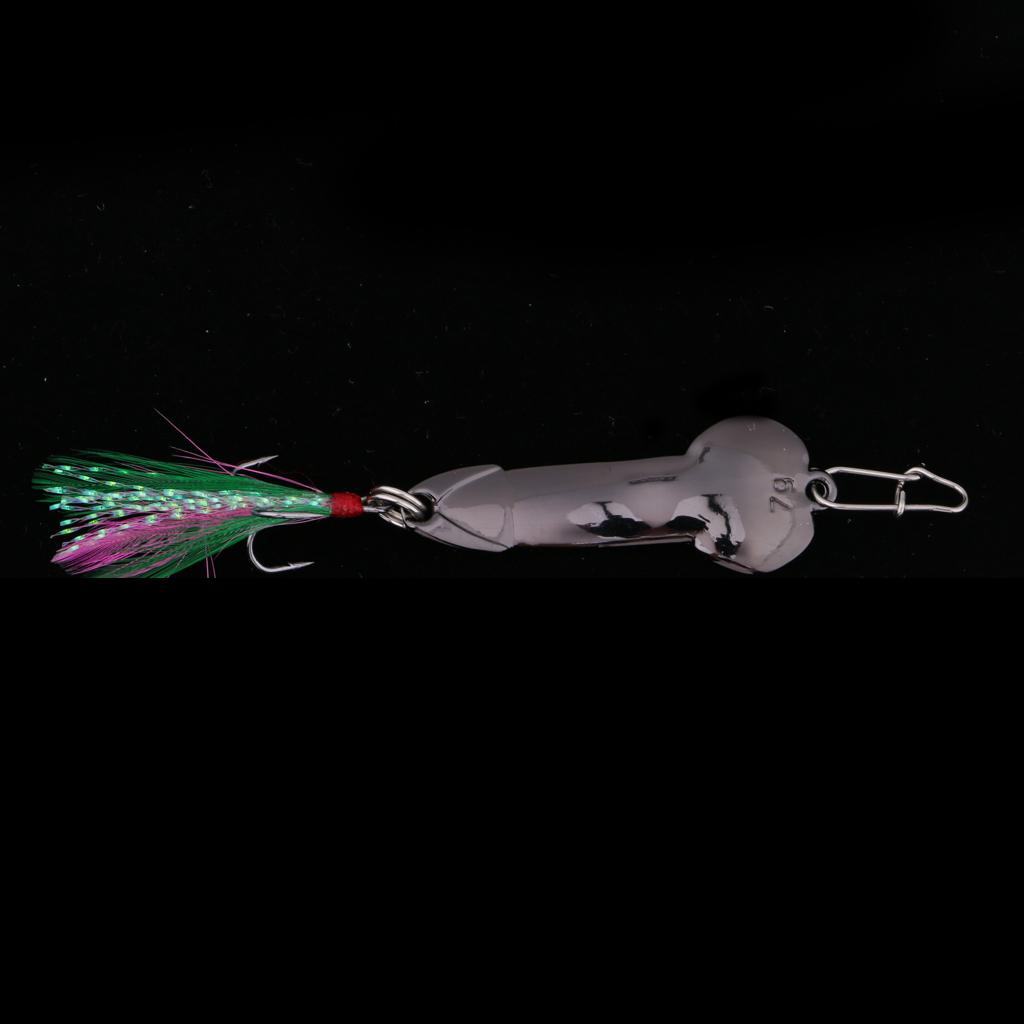 Spoon Fishing Lure Spinner Bait Metal VIB Hard Sequins Lure Treble Hook