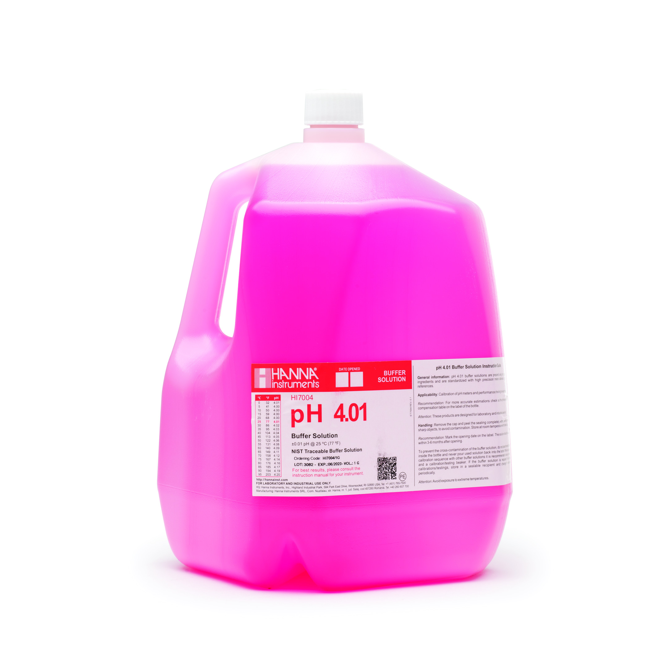 Dung Dịch pH4.01 Để Hiệu Chuẩn Máy Đo,3.75Lít