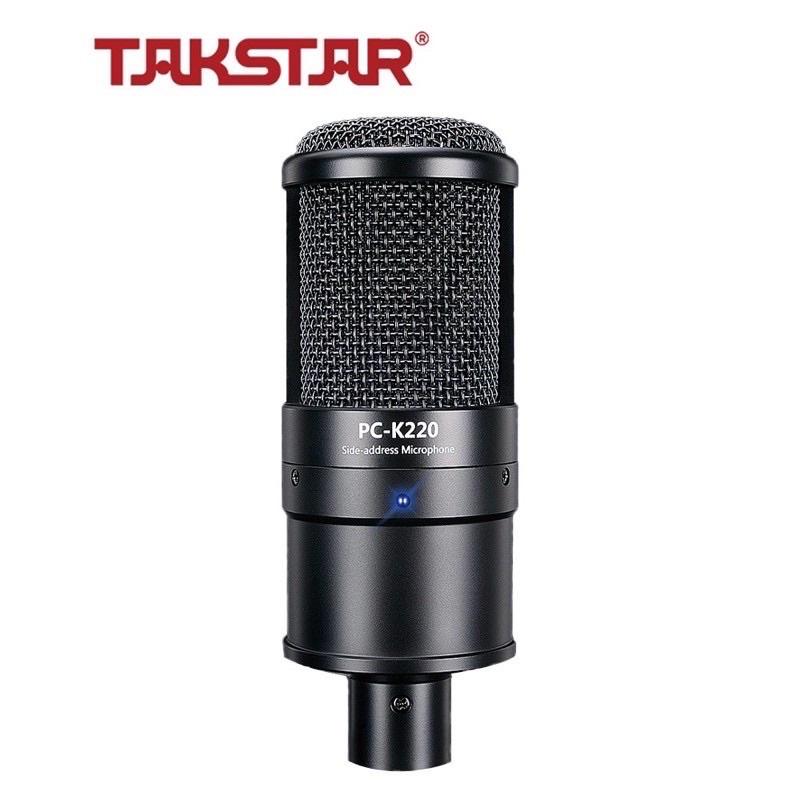 Mic thu âm Takstar PC-K220 sử dụng trong studio chuyên nghiệp, livestream, hát karaoke