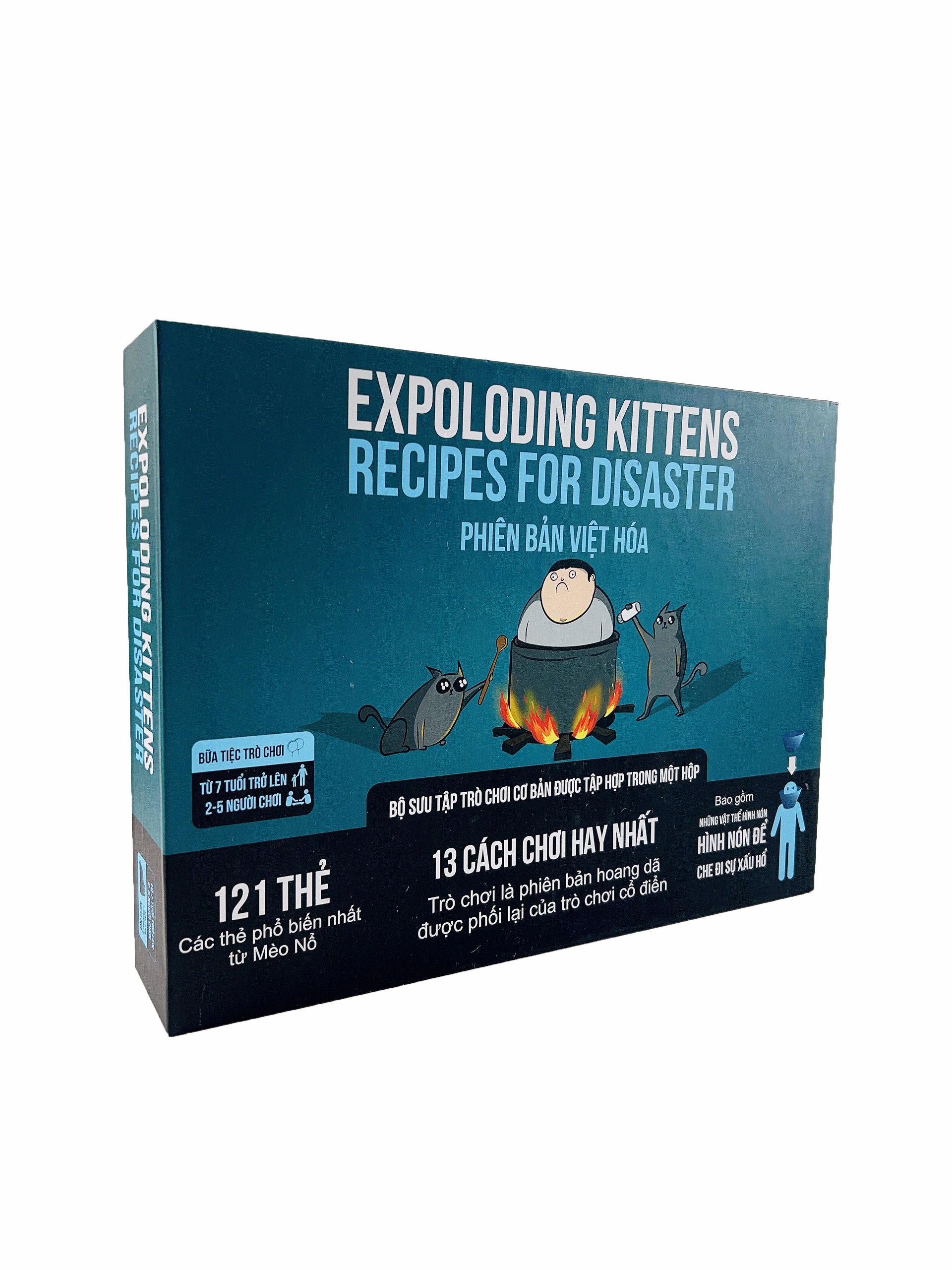 Bộ Mèo Nổ Exploding Kittens: Recipes for Disaster Việt Hóa