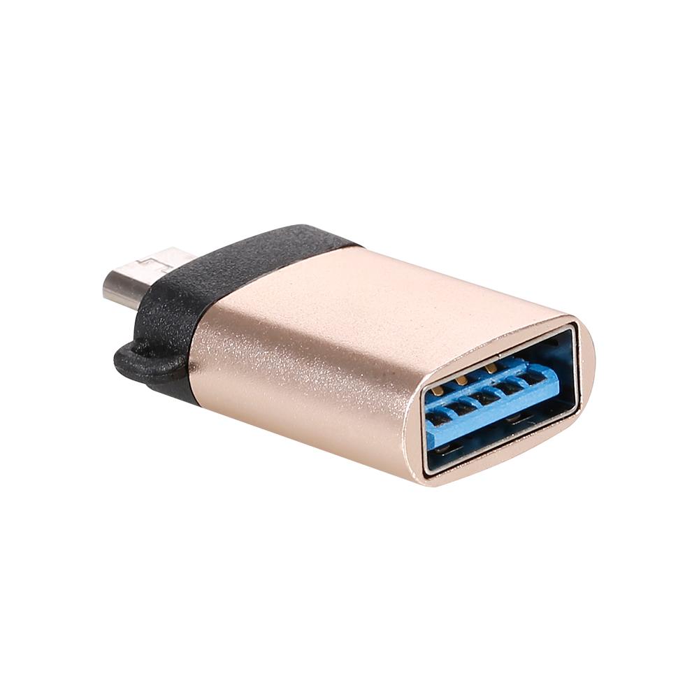 Micro OTG Adapter High Speed 3.0 Transmission Adapter Aluminium Alloy Shell Adapter Plug and Play for Keyboard Mouse