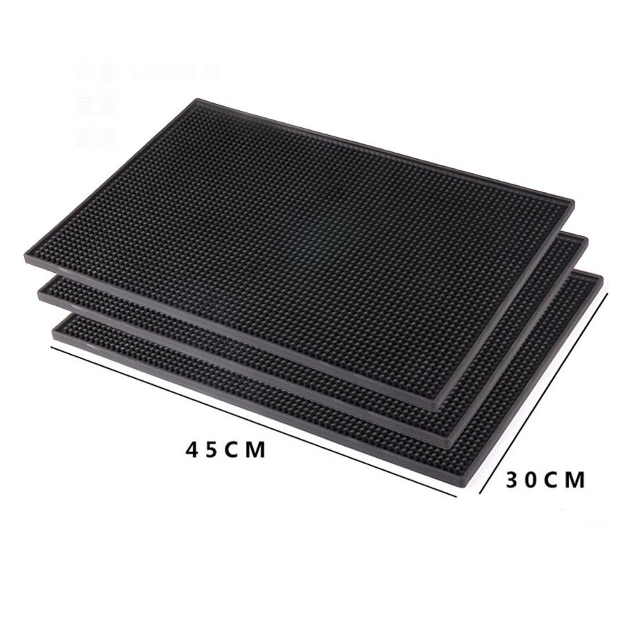 Bộ 3 Thảm Lót Cao Su Quầy Bar, Thảm bar pha chế, Thảm bar cao su chống trượt cao cấp (Rubber Bar Mat