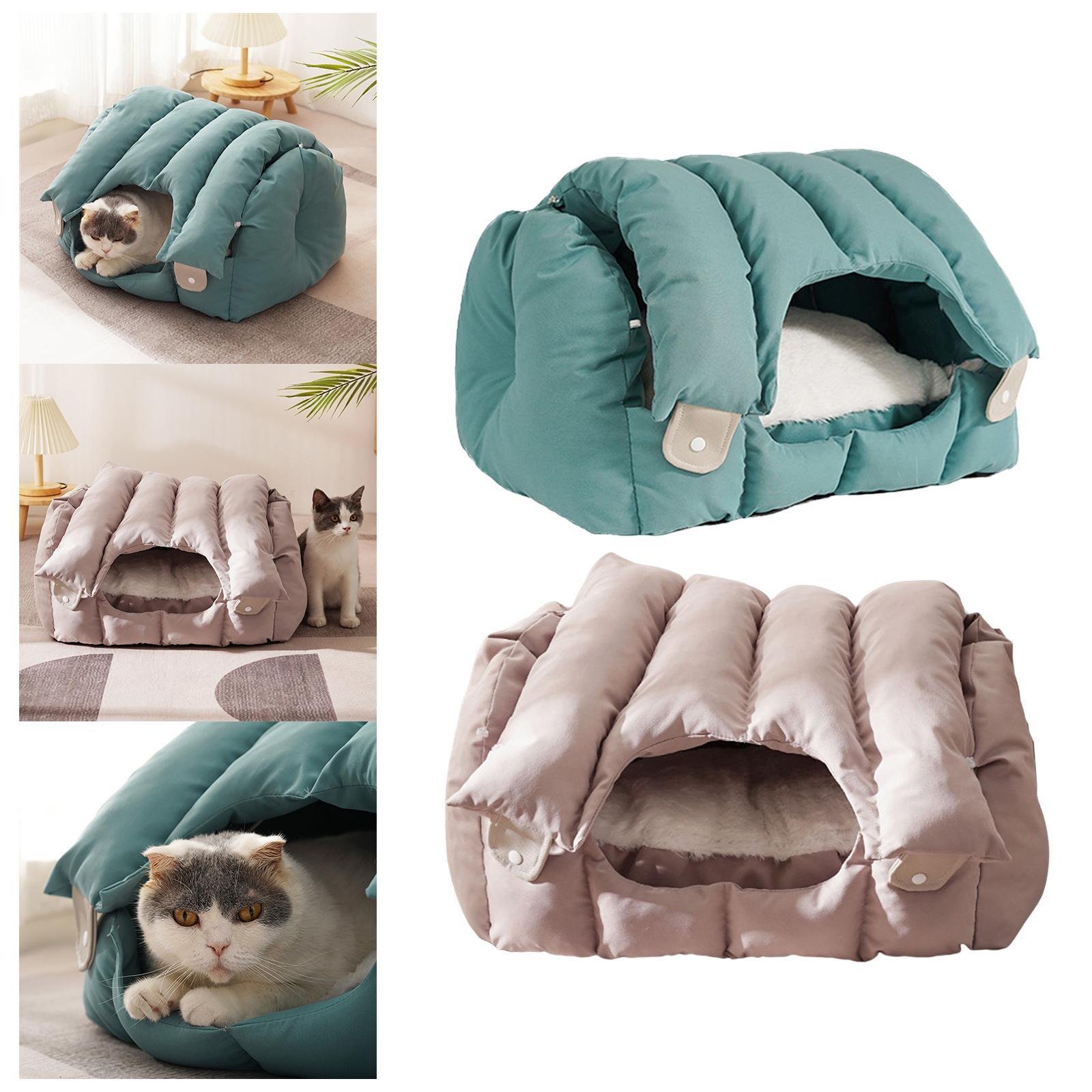 Large Cat Bed, Cushion Sleeping Bed Nest Supplies for Small Medium Dog Small Cats