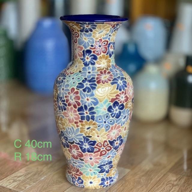 Bình Hoa Gốm Sứ Vạn Lộc Hoa