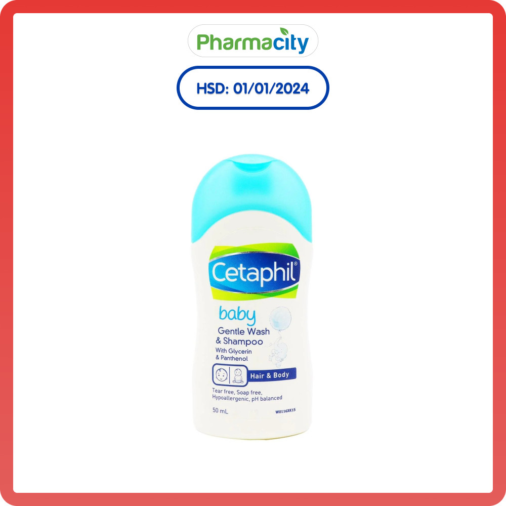 [GIFT] Cetaphil Baby Gentle Wash &amp; Shampoo 50ml