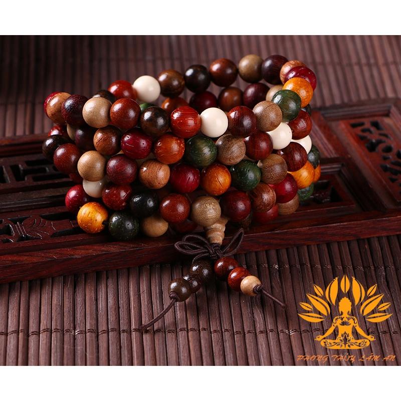 VÒNG TAY TRẦM HƯƠNG M20 CHUỖI 108 HẠT ĐỦ LOẠI MÀU SẮC NAM NỮ ĐỀU SỬ DỤNG ĐƯỢC TẶNG KÈM HỘP GẤM SANG TRỌNG